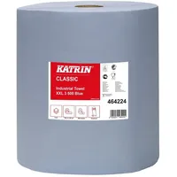 Katrin Putztuchrollen XXL 3 500 Blue 3-lagig blau, 500 Blätter, 2 Rollen