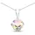 vira jewels Kette mit Anhänger Vira Jewels Weiß / Silber