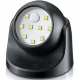 Led-außenstrahler, Außenstrahler Mit Bewegungsmelder, Kabelloser Led-fluter Für Den Außenbereich, 150 Lumen, Abnehmbare Kugel, 360°-drehung Und Neigung, Batteriebetrieben