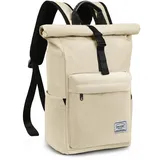 TANTOMI Rucksack Damen Herren, Rucksack Laptop Tasche 15,6 Zoll, Laptop Rucksack Damen Herren weit öffenbar, Rolltop Rucksack wasserdicht,Backpack Daypack für Schule,Fahrradfahren,Freizeit und Reise.