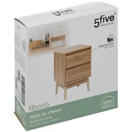 5five simply smart Nachttisch Abana 40 x 40 x 56 cm Braun