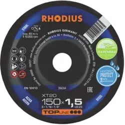 RHODIUS TOPline XT20 Extradünne Trennscheibe 150 x 1,5 x 22,23 mm