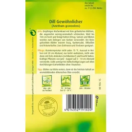 Quedlinburger Saatgut Dill, Gewöhnlicher