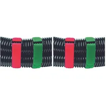 Hama Klett-Kabelbinder m. Öse Wiederverwendbar 20 x 250 mm Mehrfarbig 9 Stück