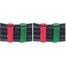 Hama Klett-Kabelbinder m. Öse Wiederverwendbar 20 x 250 mm Mehrfarbig 9 Stück