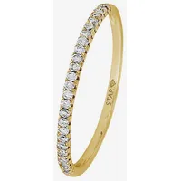 Stardiamant Verlobungsring D6435G, D6435W, mit Diamanten gelb|goldfarben 56