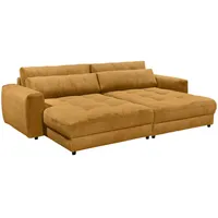 Mid.you Bigsofa, Gelb, Kunststoff, 2-3-Sitzer, 292x90x194 cm, Made in EU, Rücken echt, Wohnzimmer, Sofas & Couches, Sofas, Bigsofas