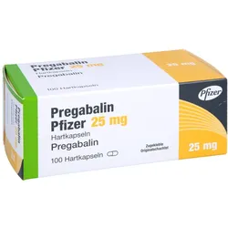 Pregabalin Pfizer 25 mg Hartkapseln 100 St