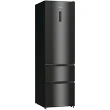 Hisense RM469N4AFD1 Kühl-Gefrierkombination (368 l, 2000 mm hoch, Schwarz Inox)