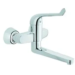 Grohe Euroeco Special Waschtisch-Sicherheitsarmatur 32793000 chrom, Ausladung 25,6 cm
