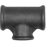 Riegler T-Stück 130, red., Rp 1 1/4, Rp 3/4, Rp 1 1/4, Temperguss schwarz