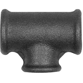 Riegler T-Stück 130, red., Rp 1 1/4, Rp 3/4, Rp 1 1/4, Temperguss schwarz