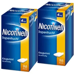 Nicotinell Kaugummi 4 mg Tropenfrucht 2X96 St
