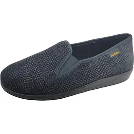 Fischer Pantoffeln Grau/Schwarz 43