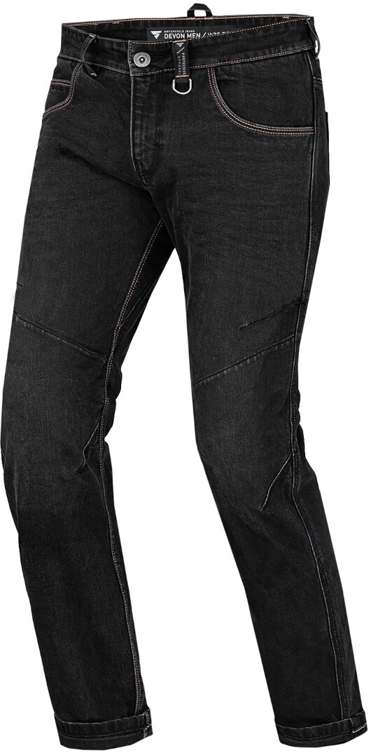 SHIMA Devon Motorrad Jeans, schwarz, Größe 34