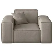 Fun Möbel Sessel Designersessel CELES in Stoff Scala beige