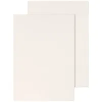 Q-Connect Einbanddeckel Leder, A4, 250g/m2, 100 Stück, weiß Q-connect