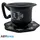 abysse corp sas Mug 3D mit Untertasse 0,2 l Schwarz