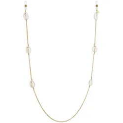 Elli Brillenkette Kauri Muschel 925 Silber Ketten   Damen 