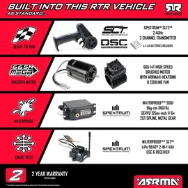 Arrma RC-Buggy Typhon Mega 4X4 3CH RTR rot (665)