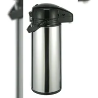 Gravidus Pumpkanne Edelstahl schwarz/silberfarben 1,9 l