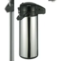 Gravidus Pumpkanne Edelstahl schwarz/silberfarben 1,9 l