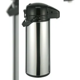 Gravidus Pumpkanne Edelstahl schwarz/silberfarben 1,9 l