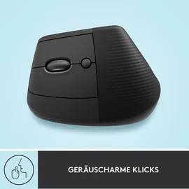 Logitech Lift Vertical Ergonomic Linkshänder graphite