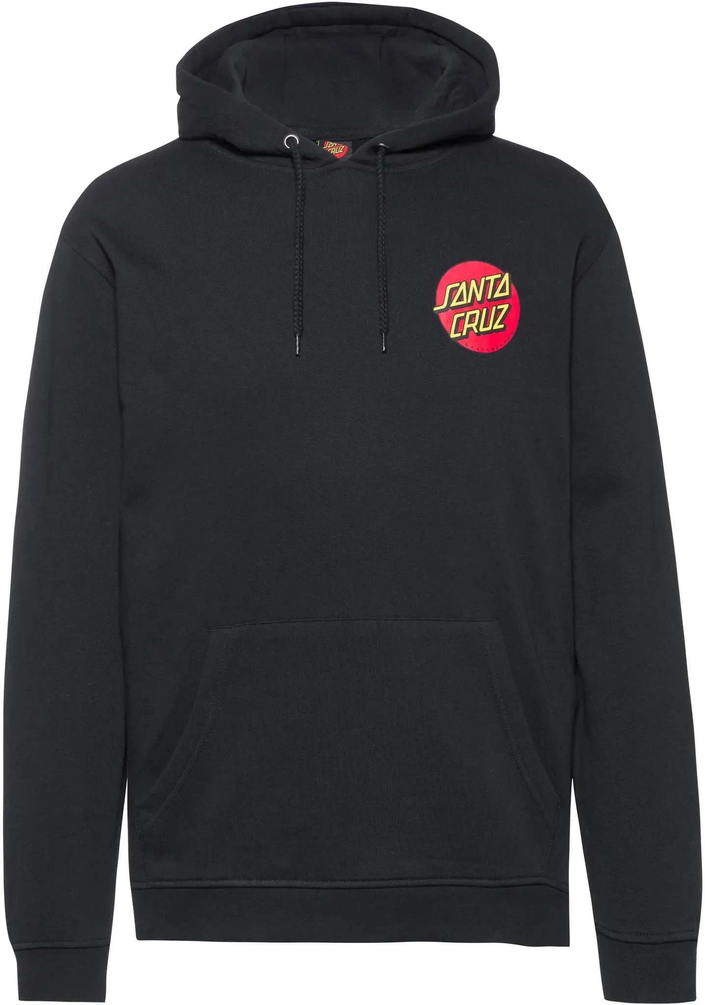 Santa Cruz Classic Dot Chest Hoodie Herren in black, Größe XXL - schwarz