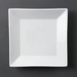 Olympia Whiteware quadratische Teller 25cm