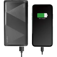 Logilink Mobiler Zusatzakku 10.000 mAh 2x USB schwarz -