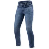 RevIt! Revit Piston 3 Skinny Jeans - Medium Blue Used - 32 - 30
