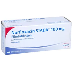 Norfloxacin Stada 400 mg Filmtabletten 50 St