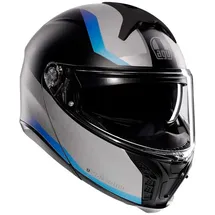 AGV Tourmodular Stray E2206 Multi Mplk Modularhelm - Matt Black / Grey / Blue - XL