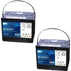 Ersatzakku für ADS Mobility Model 12 Rollstuhl 24V 2 x 12V 63Ah