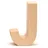 Glorex  Papp-Buchstabe J 17,5 x 5,5 cm