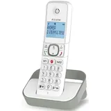 Alcatel F860 DECT-Telefon, Anrufer-ID, Grau - Grau