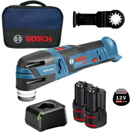 Bosch Akku-Multi-Cutter gop 12V-28 / 2x 2,0 Ah Akku / Ladegerät im Softbag