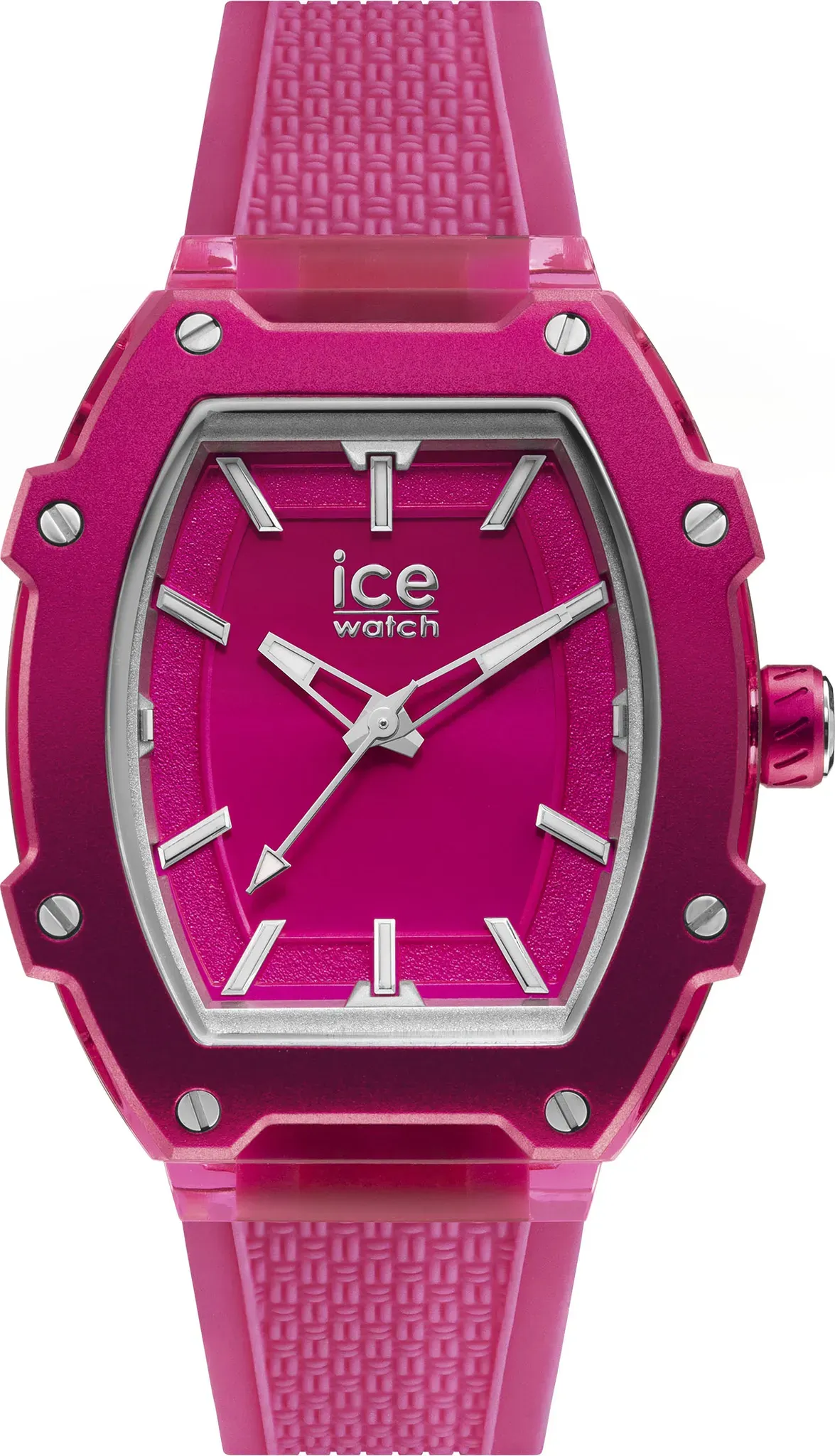 Quarzuhr ICE-WATCH "ICE boliday - Women Plastic Small 3H" Armbanduhren pink Damen Armbanduhr, Damenuhr, Silikonarmband, analog