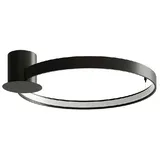 Sollux Lighting Deckenlampe 1 rund schwarz Stahl
