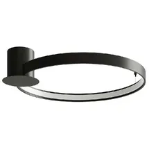 Sollux Lighting Deckenlampe 1 rund schwarz Stahl
