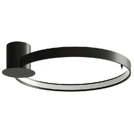 Sollux Lighting Deckenlampe 1 rund schwarz Stahl