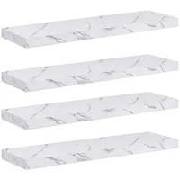 VidaXL Wandregal 90 x 23,5 x 4 cm Weiß