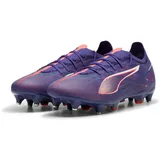 Puma Ultra 5 Match MxSG Soccer Shoe, Lapis Lazuli White-Sunset Glow, 48.5 EU