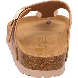ROHDE Damen Zehentrenner Pantolette Metallic-Optik Alba 5600, Größe:39 EU,
