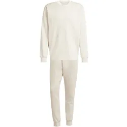 adidas Sportswear Sportswear Big Logo Fleece Colorblock Jogginganzug JX5572 - wonder alumina XL
