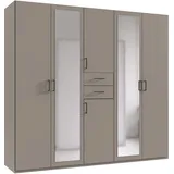 WIMEX Drehtürenschrank Diver 225 x 207 x 58 cm Schwarz