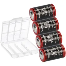 XCell 4x Kraftmax Lithium 3,6V Batterie LS14250 1/2 AA - Zelle + Box