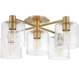 Elstead Lighting Axel 5-fach Messing klar
