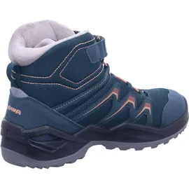 Lowa Maddox Warm GTX Mid Kinder Petrol/Rose 38